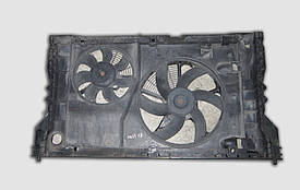 Дифузор вентилятора радіатора Рено Майстер 2.8 в зборі з вентиляторами і моторами б/у