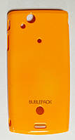 Чехол-накладка для Sony Xperia Arc, LT15i, X12, пластиковый, Buble Pack, Оранжевый