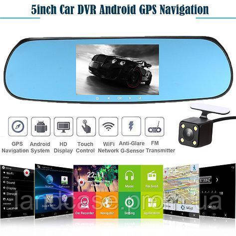 Автомобильное зеркало с видеорегистратором CT600 Android WiFi GPS DVR Нет в наличии