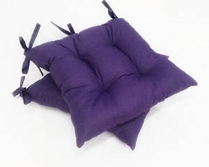 Подушка на стул фиолетовая Gold  40*40 см 