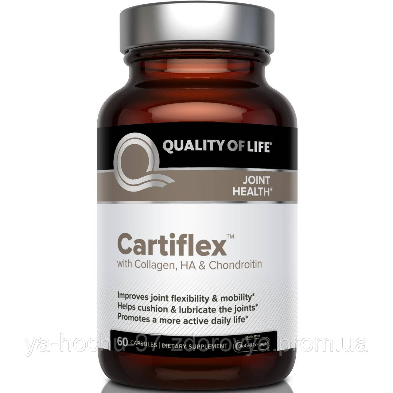 

Quality of Life Labs, Картифлекс, 60 капсул