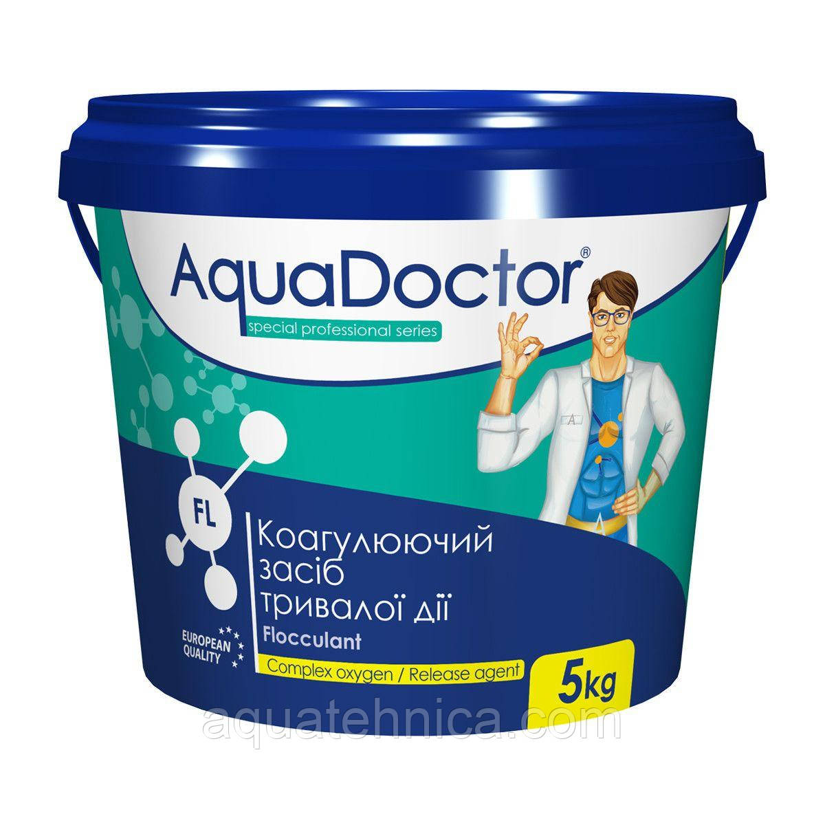 

Флокулянт Aquadoctor FL (коагулянт) гранулированный от мутной воды в бассейне, 5кг