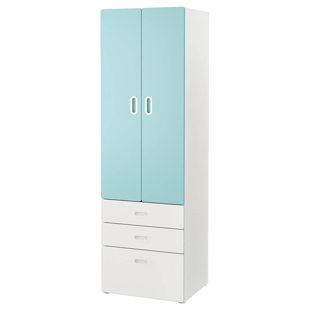

IKEA STUVA / FRITIDS (592.529.96) Шкаф/гардероб, белый, красный
