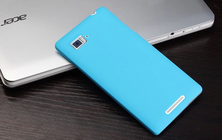 

Пластиковый чехол для Lenovo K910 Vibe Z бирюзовый