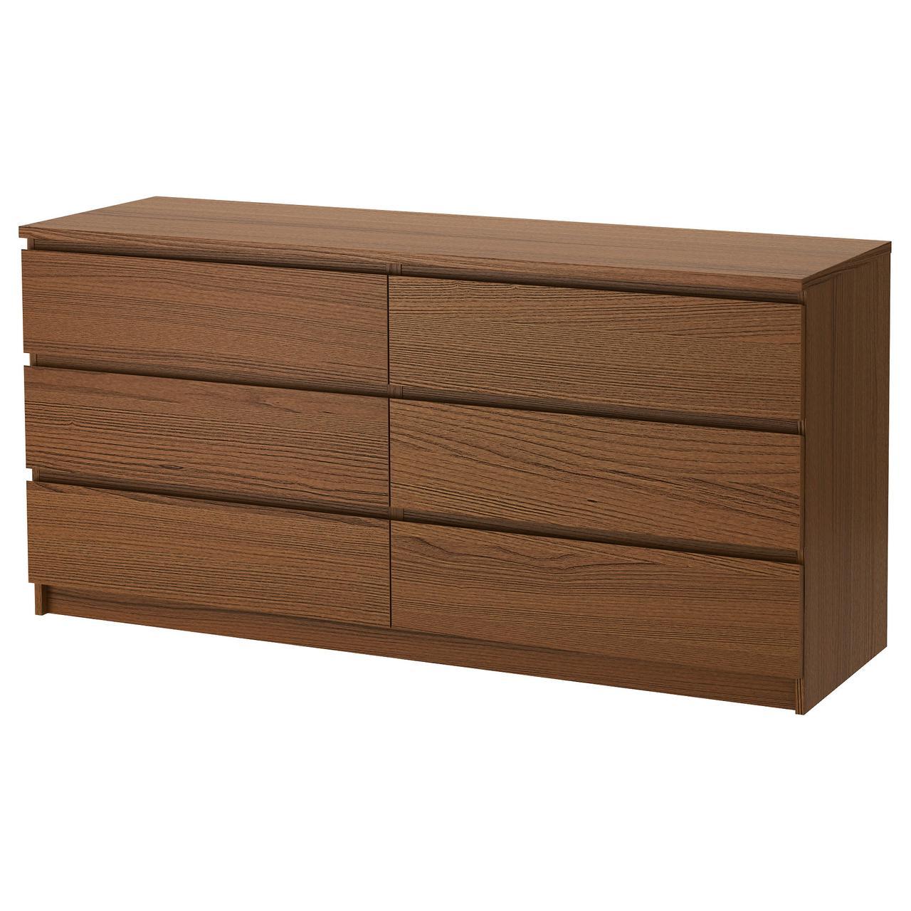 

IKEA MALM (004.035.82) Комод, 6 ящиков, белый