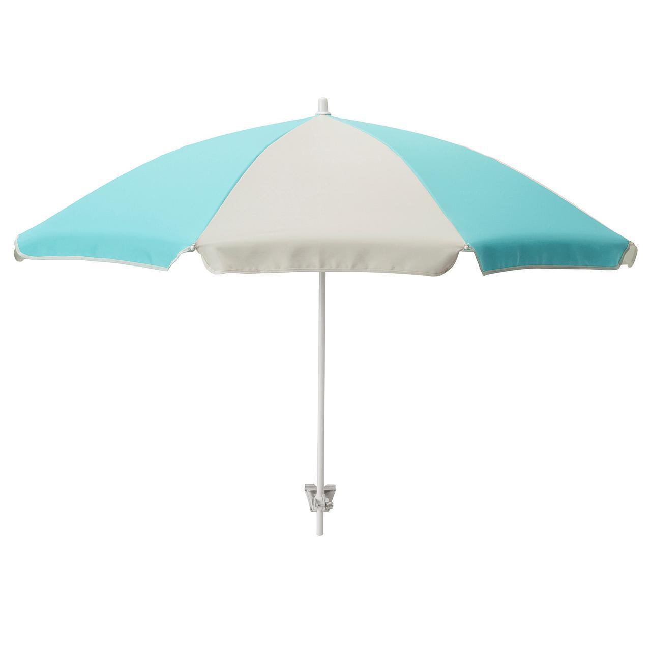 

IKEA RAMSO (003.895.43) Зонт от солнца, бирюзовый, светлый