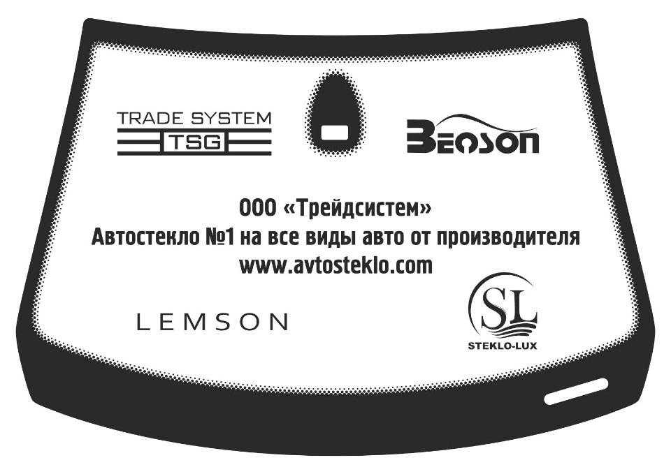 

Стекло ветровое (лобовое) Honda Accord (Седан, Комби) (2008-2012)/Acura TSX (Седан, Комби) (2008-), Зелёный