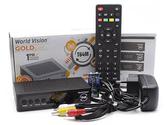 T2 тюнер ресивер World Vision T64M. Стандарти DVB-T/T2/C