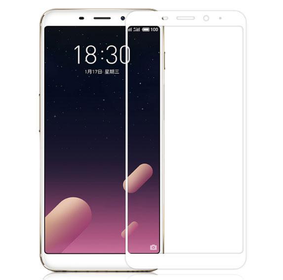 

Full Cover защитное стекло для Meizu M6s - White