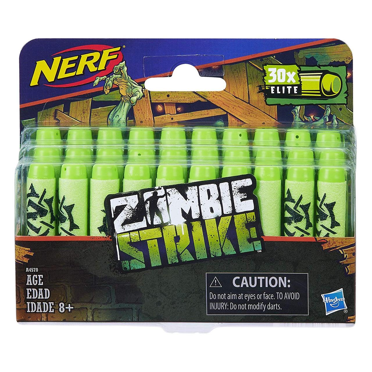 Комплект Nerf 30 патронов для бластеров Zombie StrНет в наличии