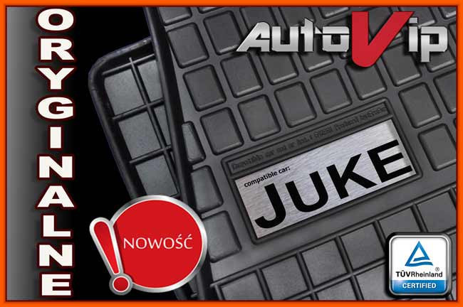 

Резиновые коврики NISSAN JUKE 2010- с логотипом