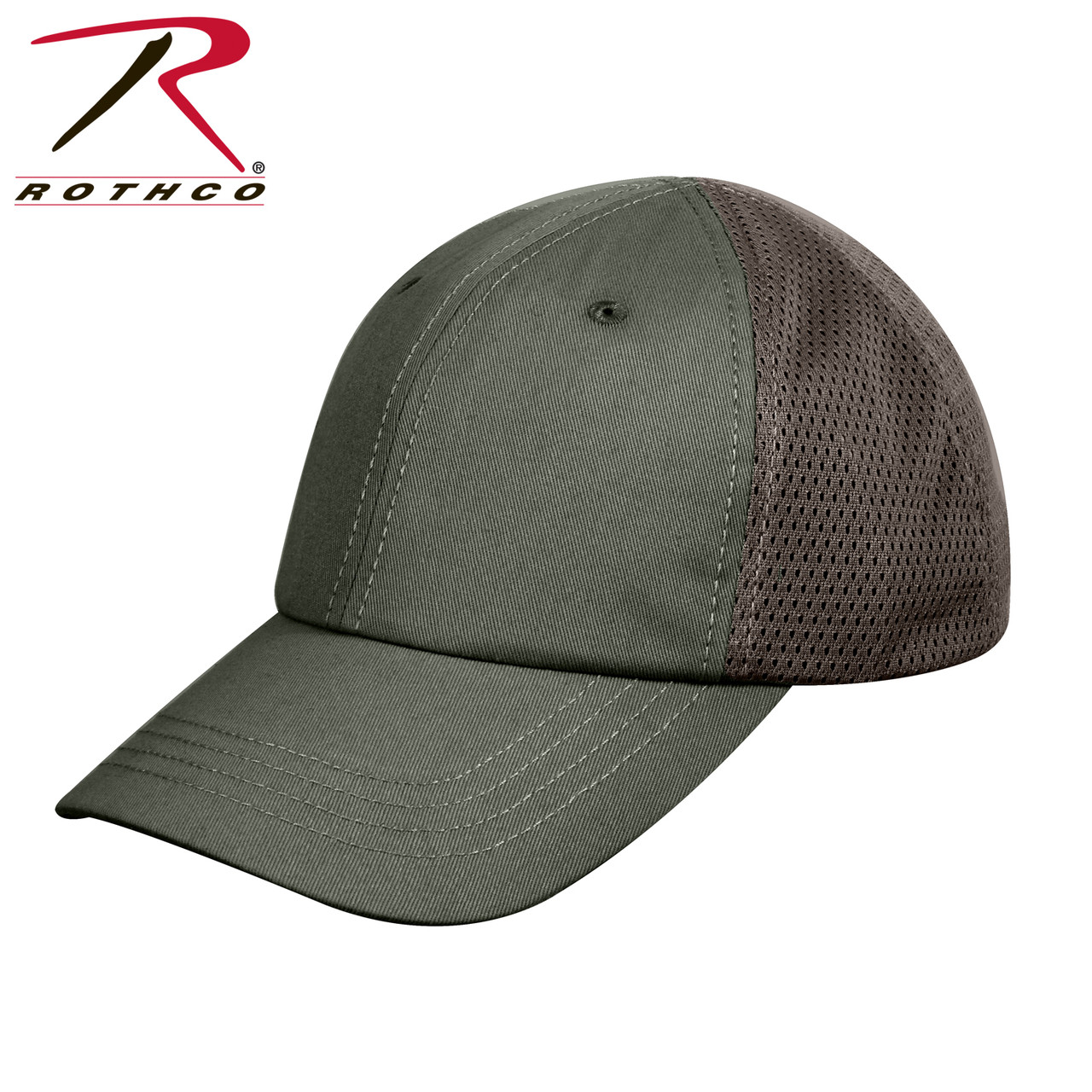 Бейсболка тактическая с вентилляционной  сеткой  Mesh Back Tactical Cap цвет олива   Rotcho USA