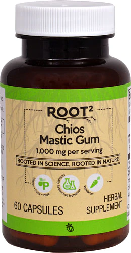 

Хиосская мастика, Vitacost, Chios Mastic Gum, 1000 мг, 60 капсул