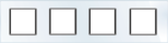 Рамка розетки для Livolo 4 пости, колір білий, скло (VL-C7-SR/SR/SR/SR-11)