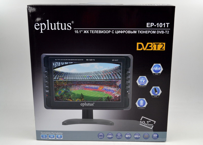 Автомобильный телевизор с тюнером Т2 Eplutus EP-101T (10,1