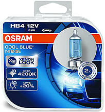 Автомобільні галогенні лампи "OSRAM" (HB4)(Cool Blue intense)(4200K)(+20%)(12V)(51W)