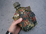 Фляга армійська "US Army bottle" 1 л пластикова в чохлі, флектарн . Німеччина Макс Фукс., фото 8