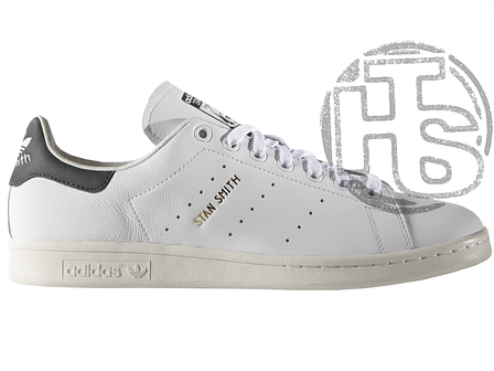Мужские кроссовки Adidas Stan Smith White/Black S75076 - купить по лучшей цене с доставкой по Украине и СНГ \