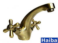 Змішувач для умивальника Haiba Dominox Bronze 161