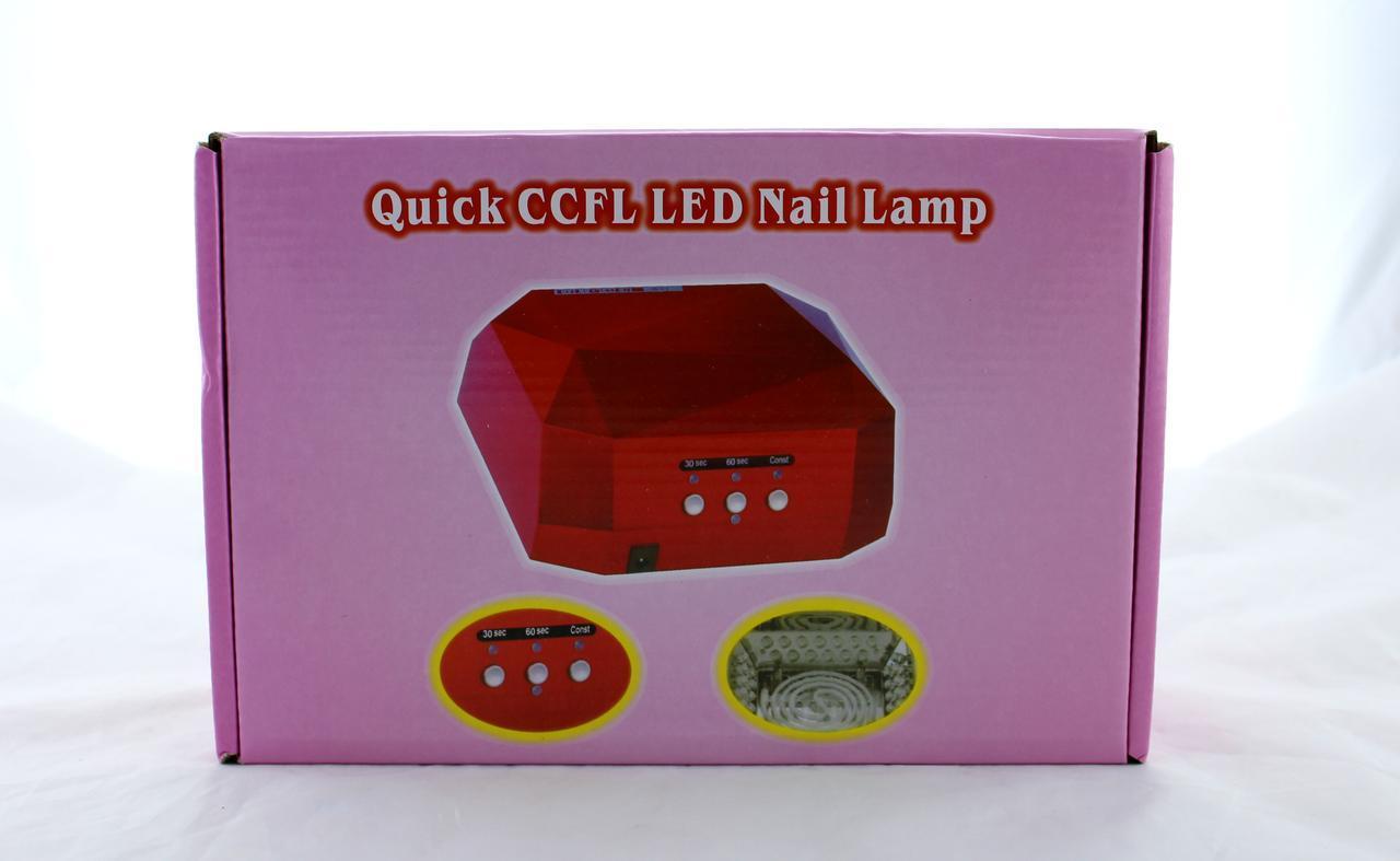 УФ лампа сушилка для ногтей Beauty nail CCF + LED 36W (00066) 