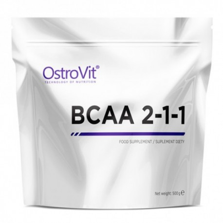 BCAA 2-1-1 OstroVit, 500 грам (без смаку)