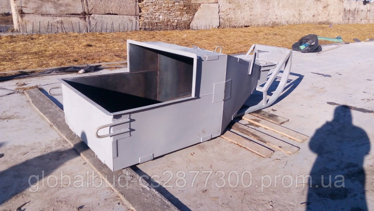 Бункер поворотный для бетона V-1 куб.м.