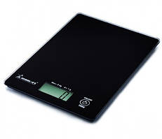 Ваги електронні кухонні ультратонкі Момерт (Momert 6841), чорні, до 5 кг, Угорщина