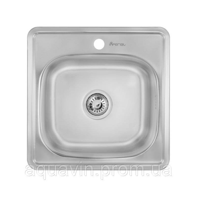 

Врезная мойка IMPERIAL 4848 Decor (0.6 мм)