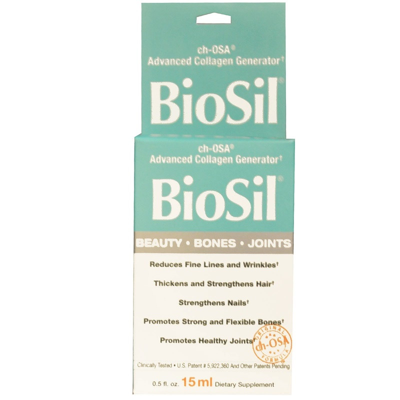 

Натуральный источник коллагена BioSil by Natural Factors "Advanced Collagen Generator" в жидкой форме (15 мл)