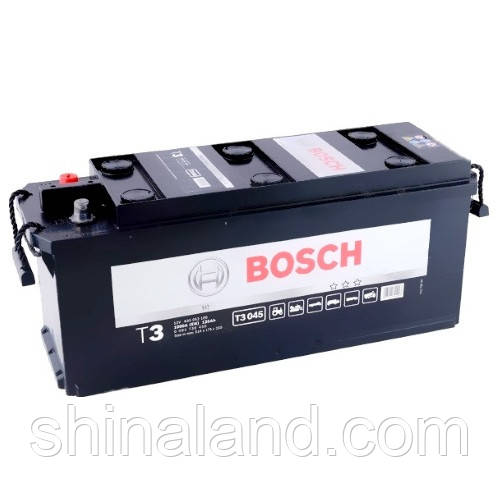 

Аккумулятор грузовой Bosch T3 (T3 045): 135 Ач, 12 В, 1000 А - (0092T30450), 514x175x210 мм