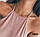 Модна стильна красивий ланцюжок жіноча тонка подвійна з підвіскою серце золотиста, фото 5