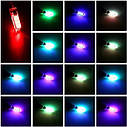 LED RGB лампи стробоскоп Пульт RGB T10 W5W ДХО Габарит автомото з стробоскопами на пульті ДУ, фото 7