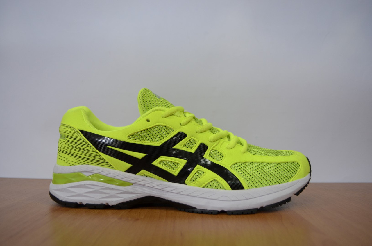 

Кроссовки Asics салатовые.Летние мужские кроссовки Асикс. 43, Лимонный