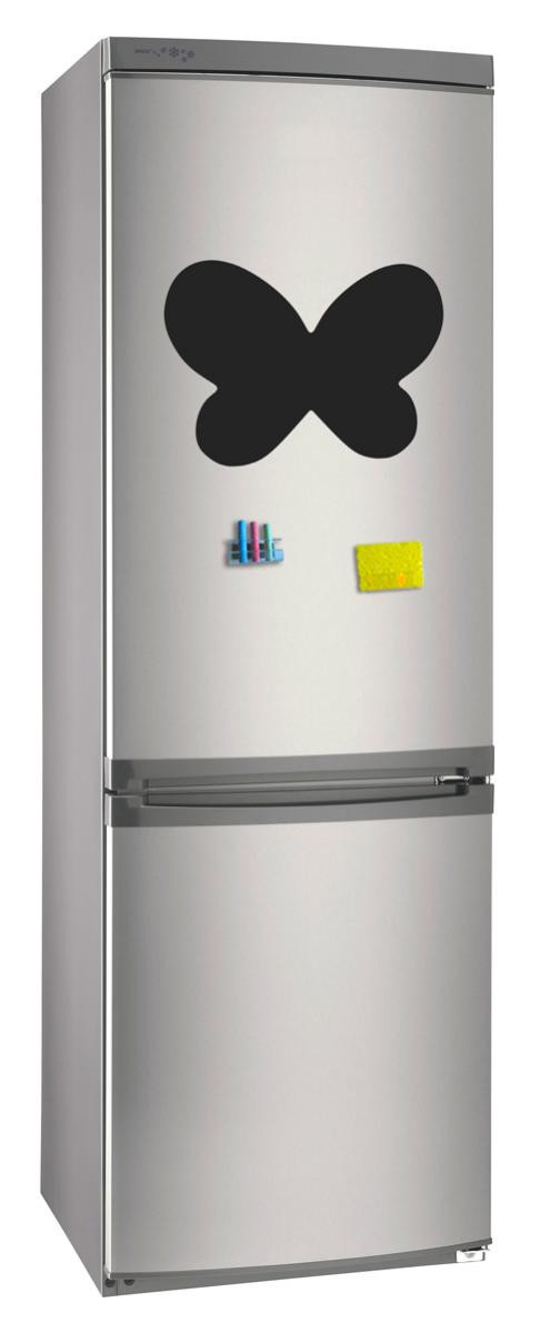 

Магнитно-грифельная (меловая) доска на холодильник для записей и рисования мелом Бабочка размер 30х42 см