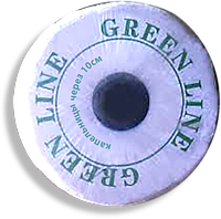 Стрічка для крапельного зрошення, Green Line, крапельниці через 10см, 2000м, фото 1