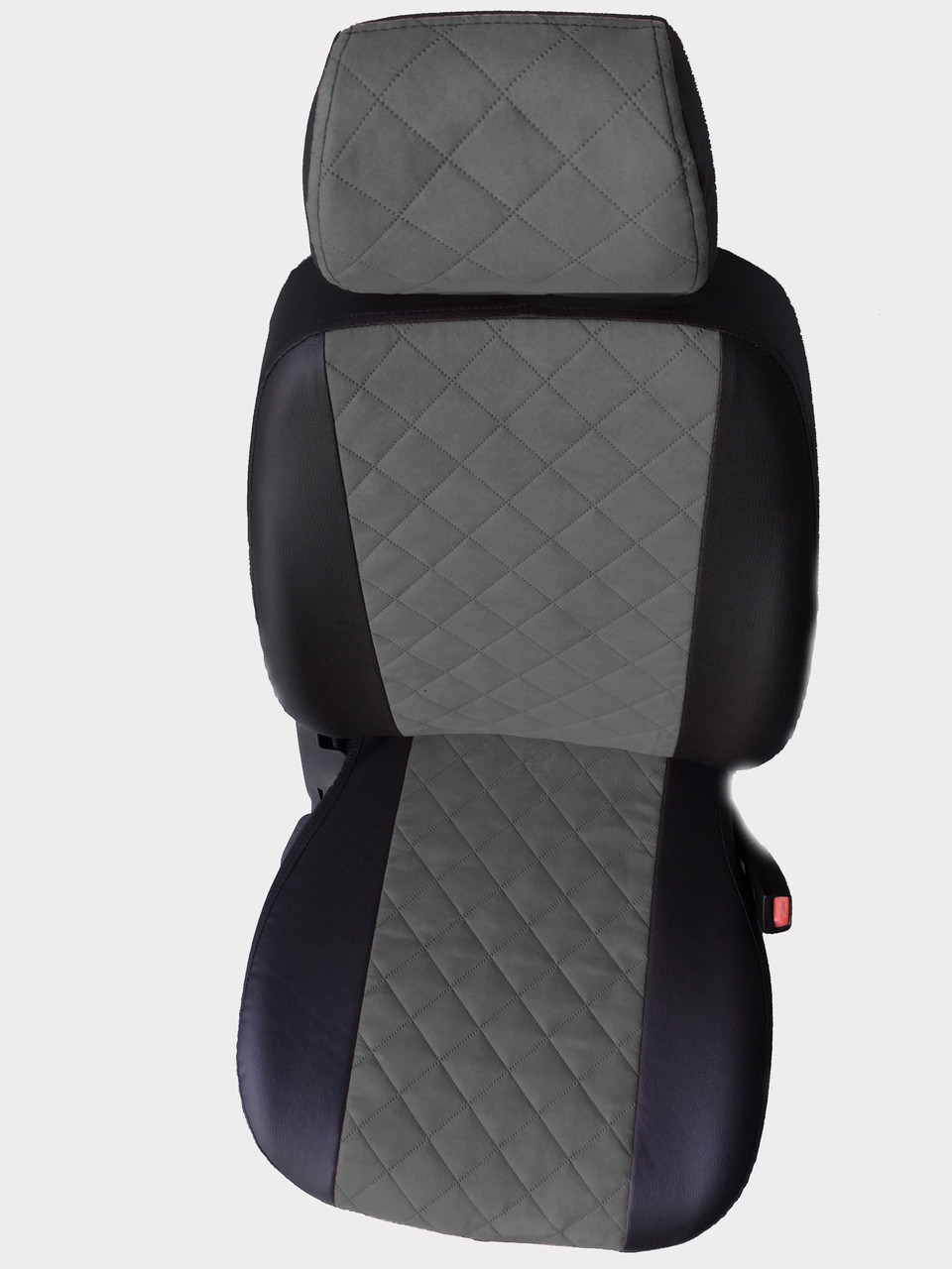 

Чехлы на сиденья Фольксваген Джетта (Volkswagen Jetta) (модельные, экокожа Аригон+Алькантара, отдельный подголовник) Черно-серый