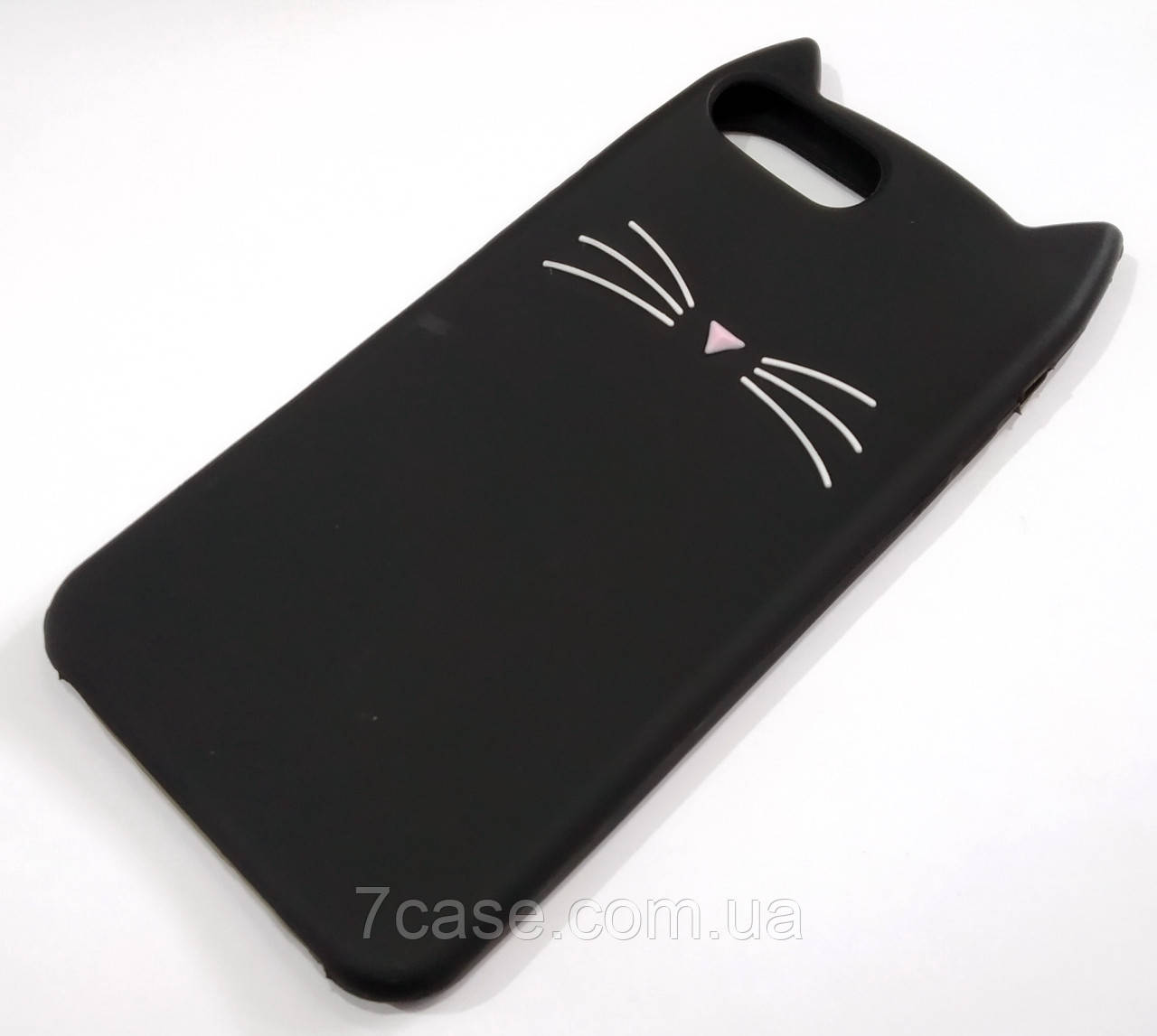 

Чехол детский для iPhone 6 Plus / 6s Plus силиконовый объемный игрушка усики черный