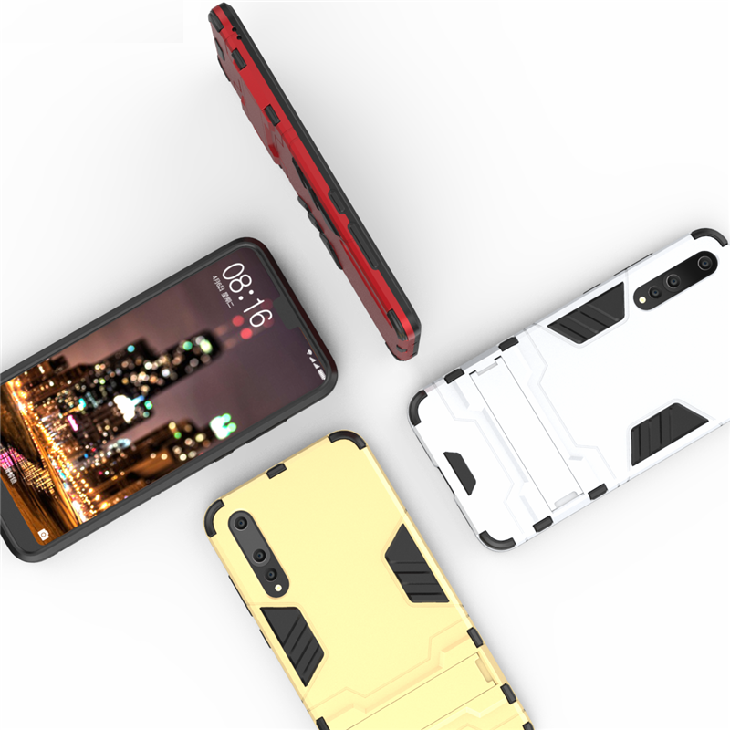 

PC + TPU чехол Metal armor для Samsung Galaxy A60 (6 цветов), Разные цвета