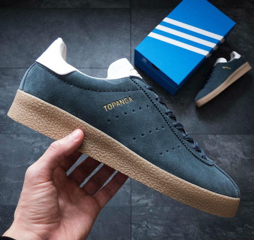 

Adidas Topanga Navy-Grey | кроссовки мужские; сине-серые, Синий