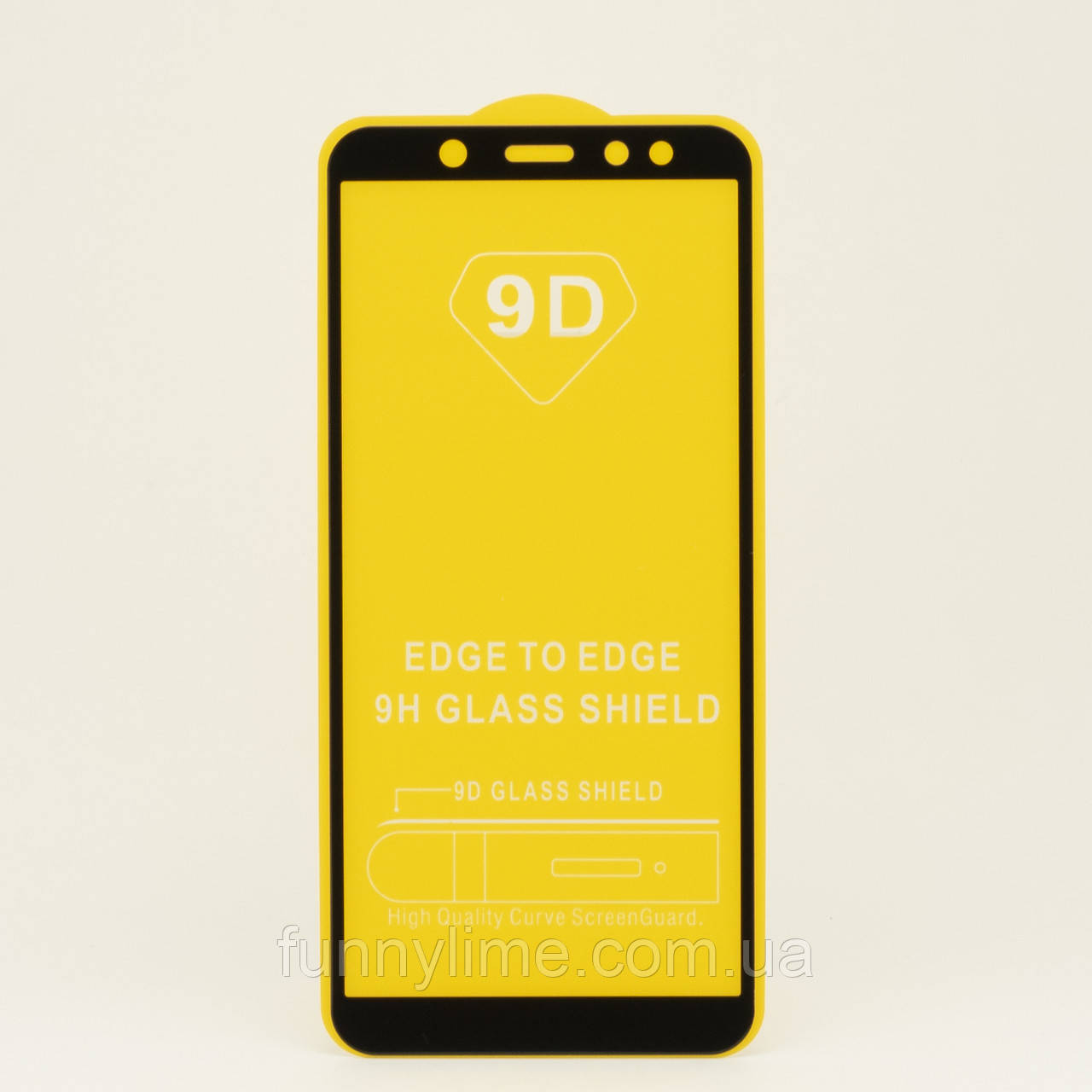 

Защитное стекло AVG 9D Full Glue для Samsung A6 2018 / A600F полноэкранное черное