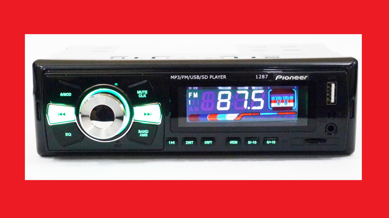 

Автомагнитола Pioneer 1287 ISO - MP3+FM+USB+microSD-карта!