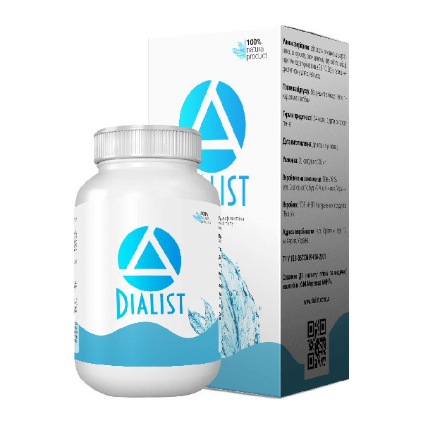 Dialist (Диалист) капсули від діабету-купити в Аптеці здоров'я за кращою  ціною в Києві і Україні