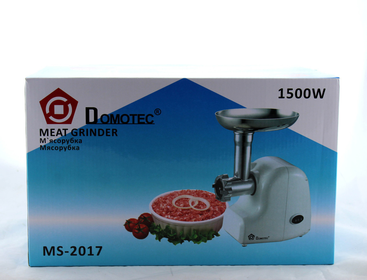 

Мясорубка электрическая DOMOTEC MS 2017 \1500W