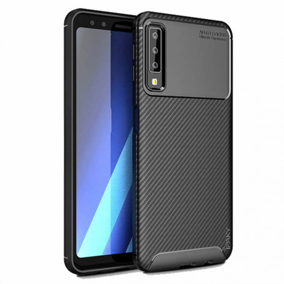 

TPU чехол iPaky Kaisy Series для Samsung A750 Galaxy A7 (2018) Черный