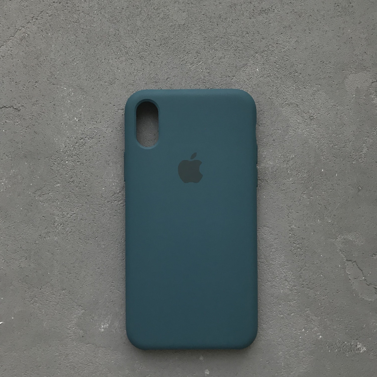 

Силиконовый чехол на айфон Xs Silicone Case iPhone Xs Cosmos blue