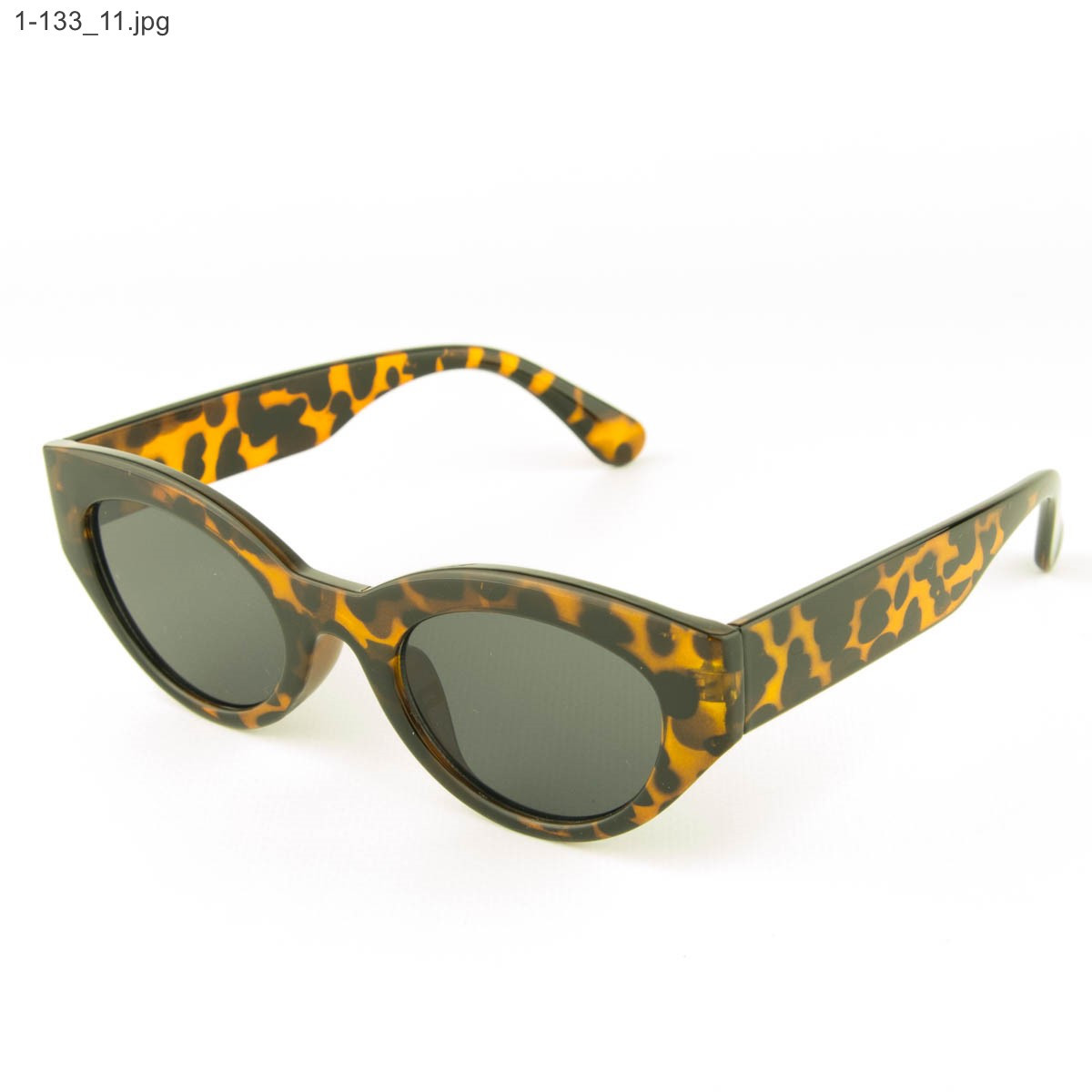 Сонцезахисні окуляри овальної форми - Леопардові - 1-133