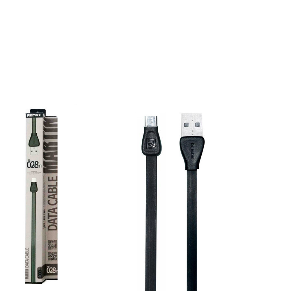 

USB кабель Remax Martin RC-028m MicroUSB 1m Black