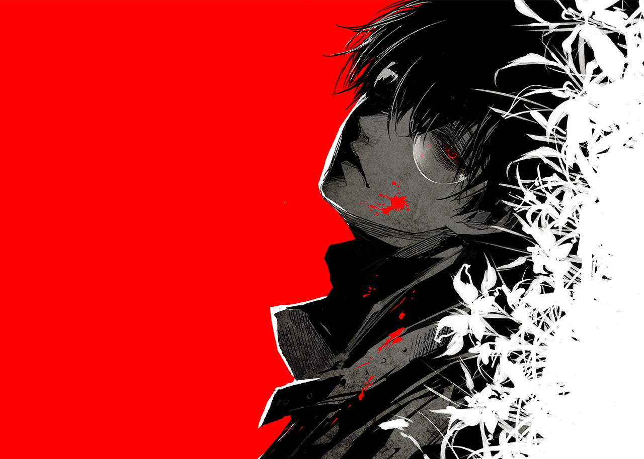 Red spider lily tokyo ghoul wallpaper