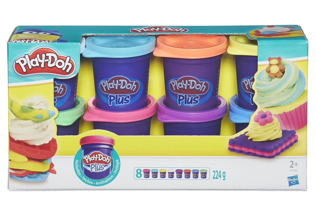 

Набір Play-Doh "Набір Плюс",8 баночок, Hasbro