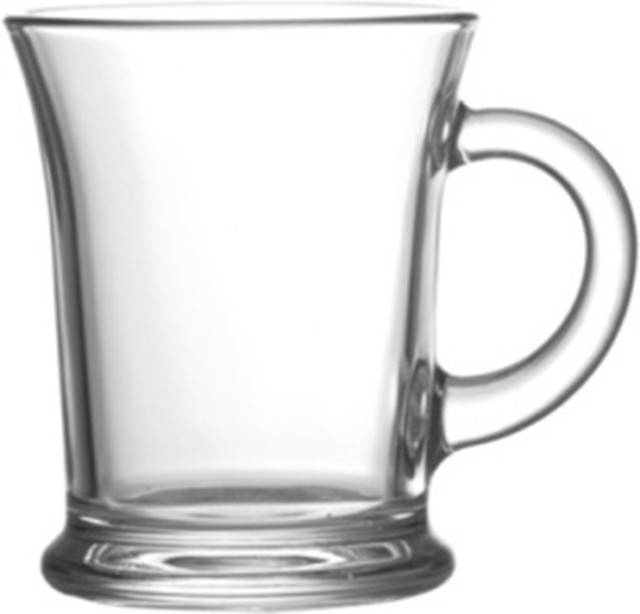  стеклянная чашка 385 мл для чая, какао, глинтвейна UniGlass .